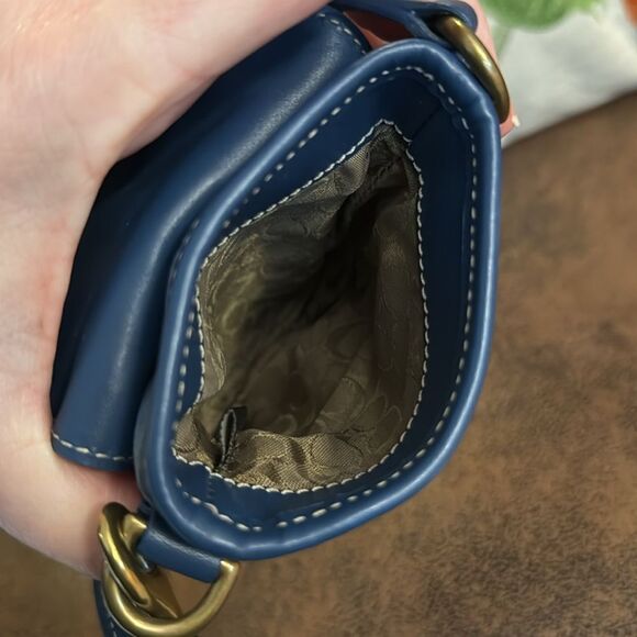 VINTAGE COACH SOHO MINI POUCH BUCKLE BAG SUEDE LEATHER W/HANGTAG STYLE #4332 GVC - Picture 11 of 17